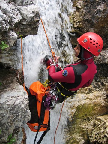 Canyoning Globoški potok - Slovenia Adventure Slovenia - Cayoning Trips