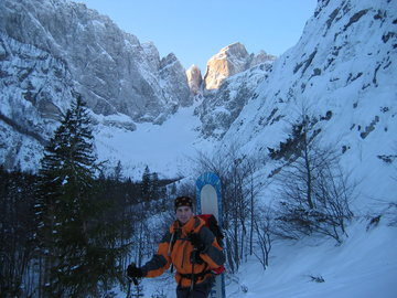Slovenia winter activities -snowboarding Backcountry snowboarding - Slovenia