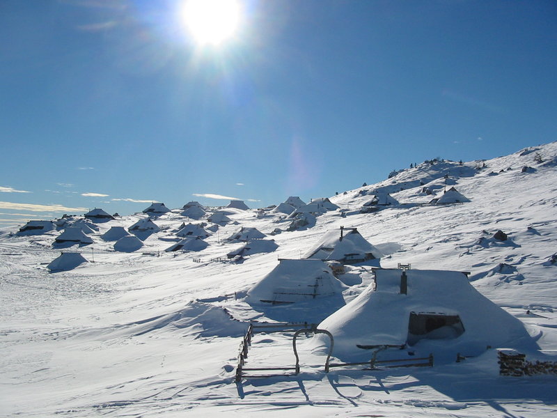 Velika Planina winter trekking