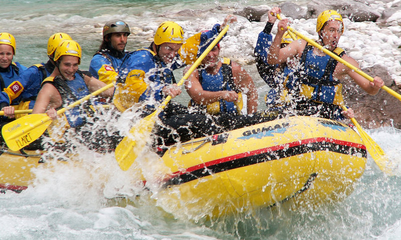 Slovenia - Soča - extreme rafting