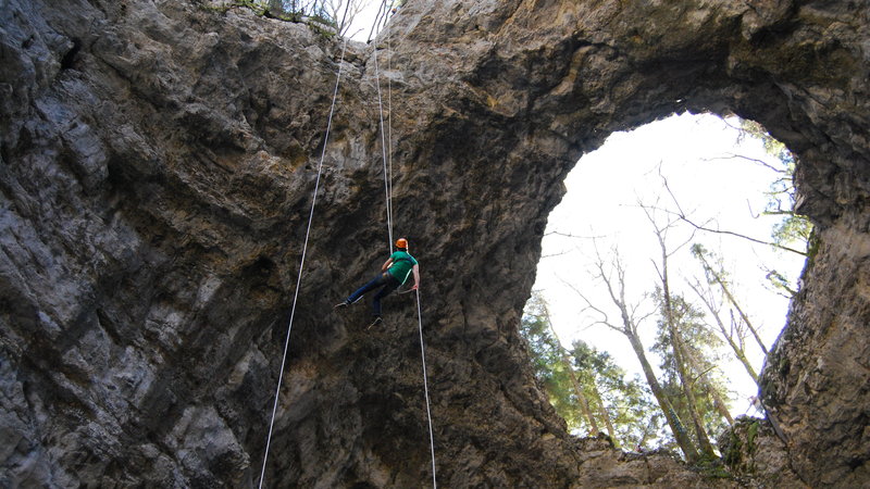 Abseiling Rakov Škocjan