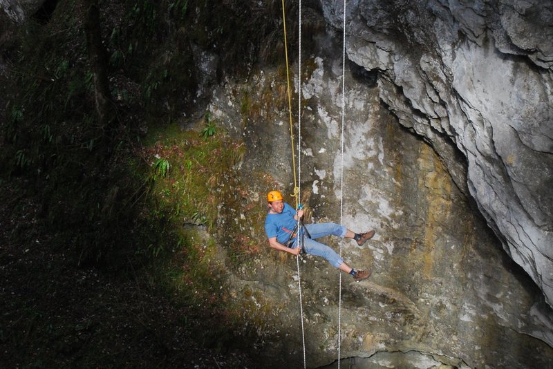 Preživetje v naravi ultimate delavnica Abseiling