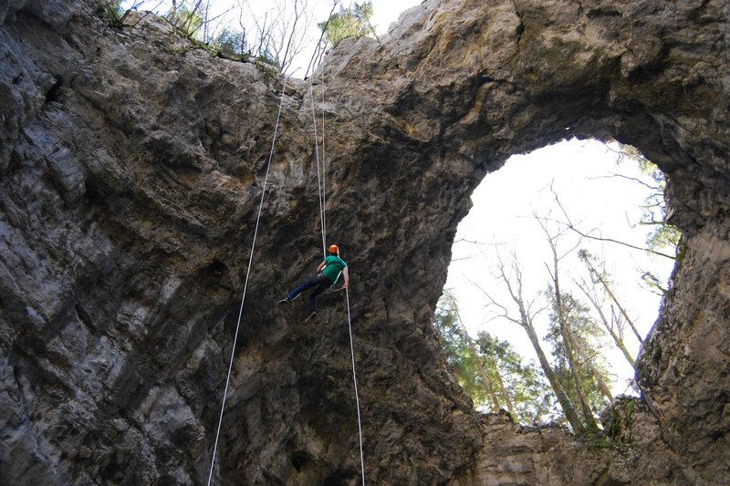 Abseiling