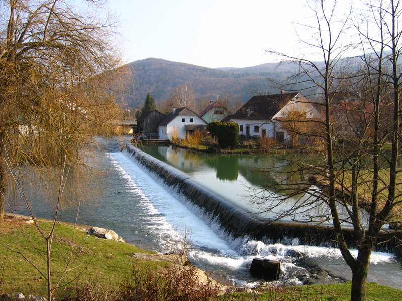 Cyling to the Kolpa river