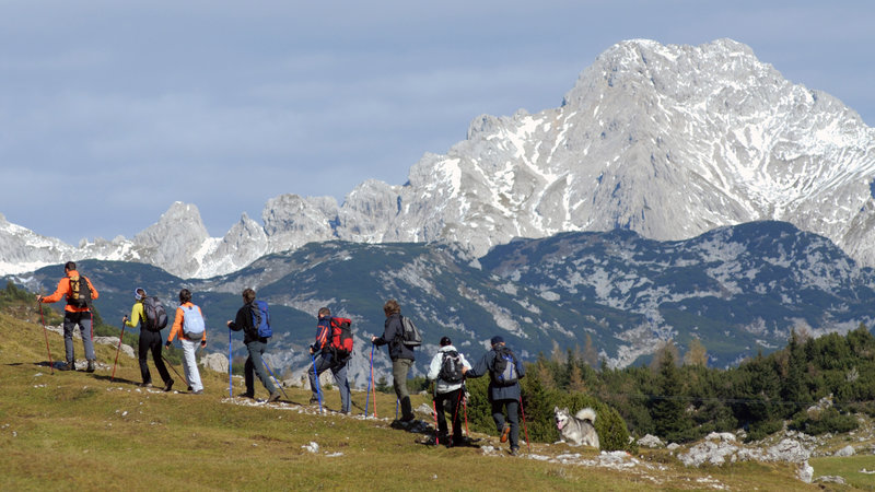 Adventure holidays in Slovenia. Trekking on Velika planina.