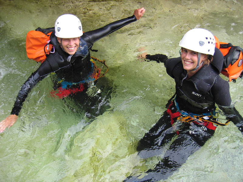 Canyoning in Slovenia