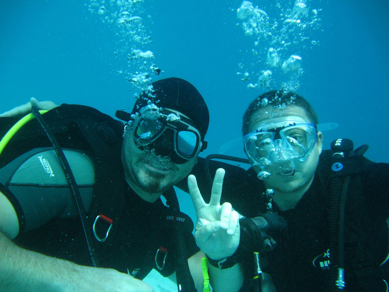 Diving in Slovenian sea